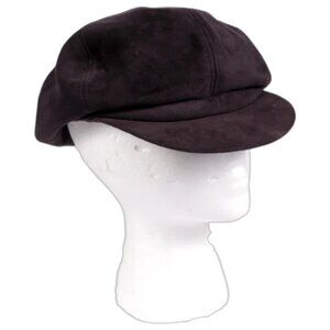 D&Y, NY SUEDE NEWSBOY CAP